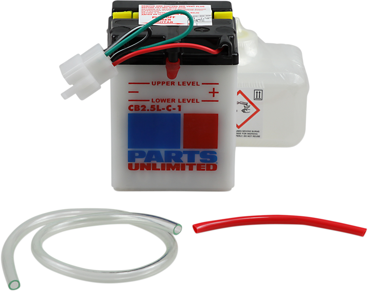 Parts Unlimited Battery - Yb2.5L-C-1