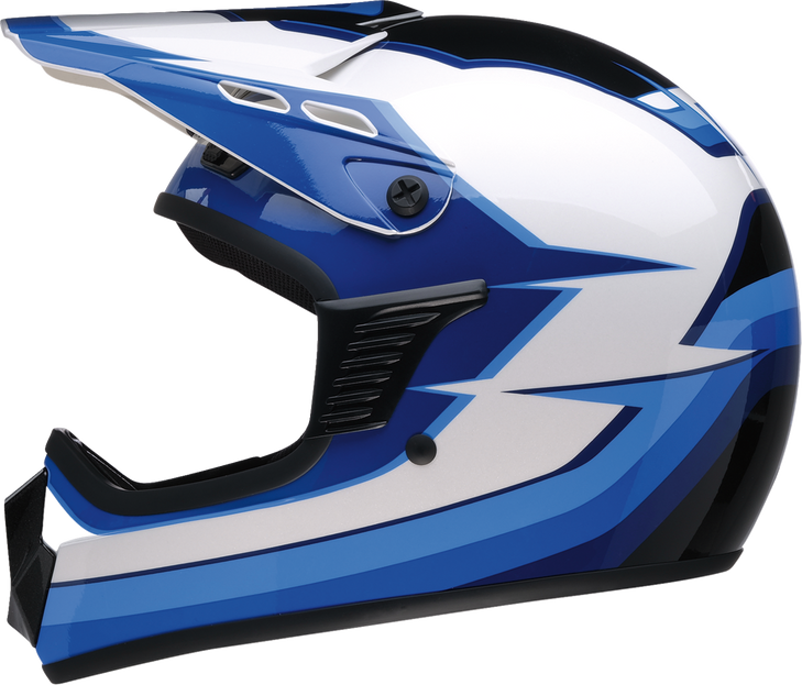Z1R Helmet Dirtmaxx Vortex Child Blue/White Lg/Xl