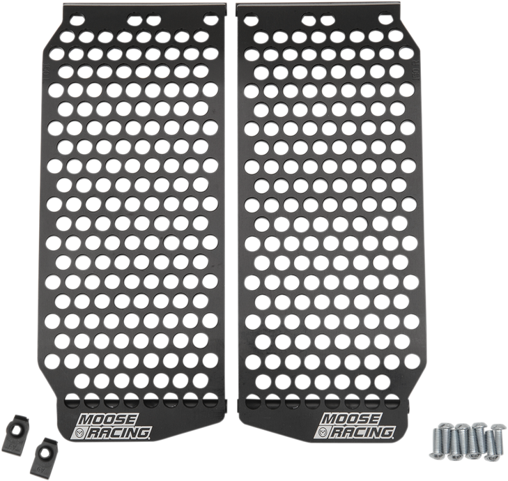 Moose Racing Radiator Guards - Black - Yamaha 12-150