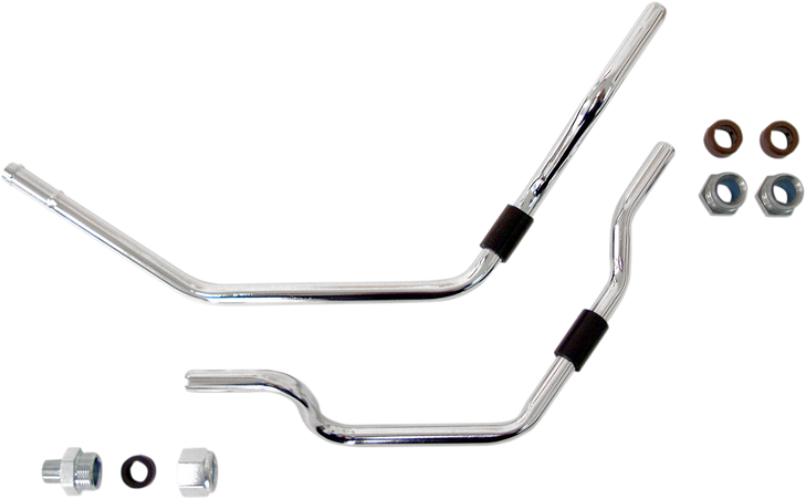 Drag Specialties Oil Filter Line Kit - Chrome - Softail