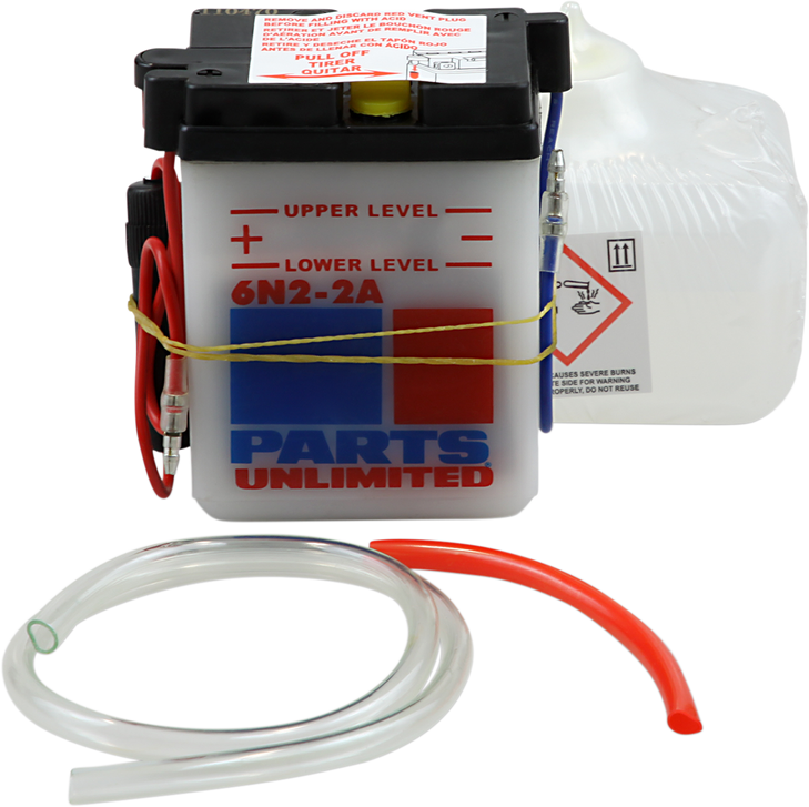 Parts Unlimited Battery - 6N2-2A