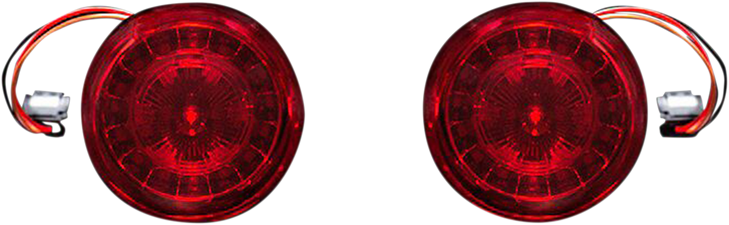 Custom Dynamics Rear Turn Signal Insert - Jae Bases - Red Pb-Rr-Jae