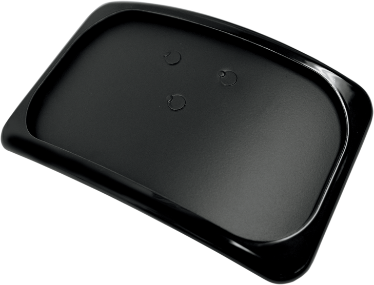 Drag Specialties License Plate Mount - 3 Hole - Gloss Black
