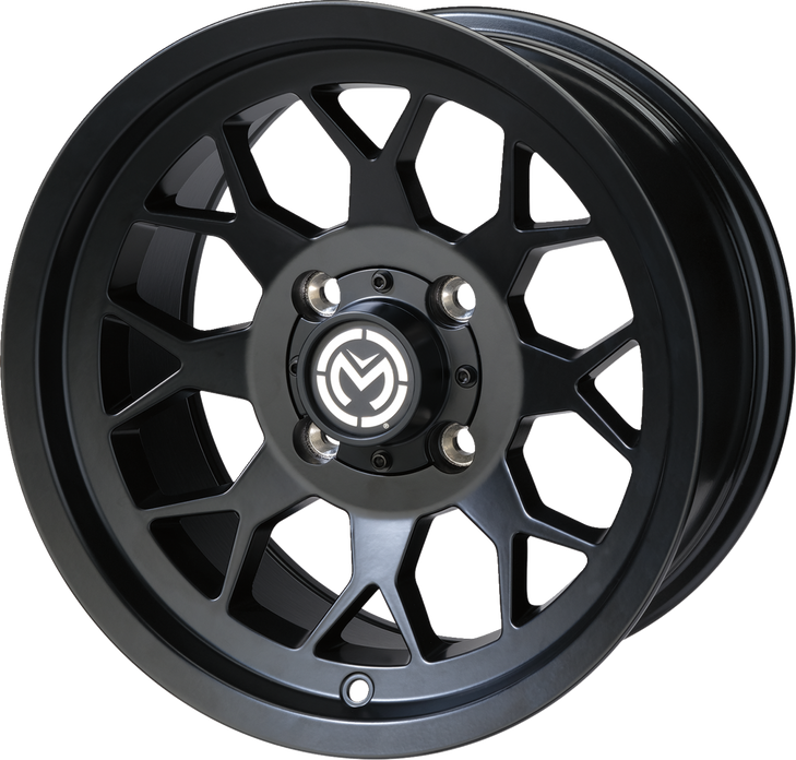 Wheel - 27X - Front - Black - 12X7 - 4/156 - 4+3 27Mo127156Mb4