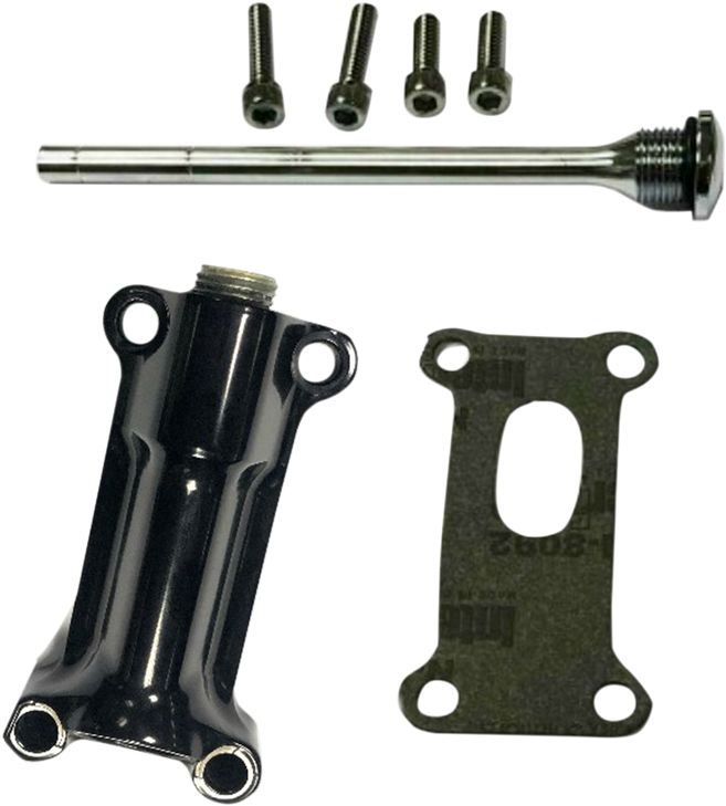 Drag Specialties Engine Oil Spout Kit - Black - 93'-98' Touring