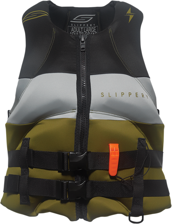Slippery Surge Neo Vest - Olive/Black - Medium