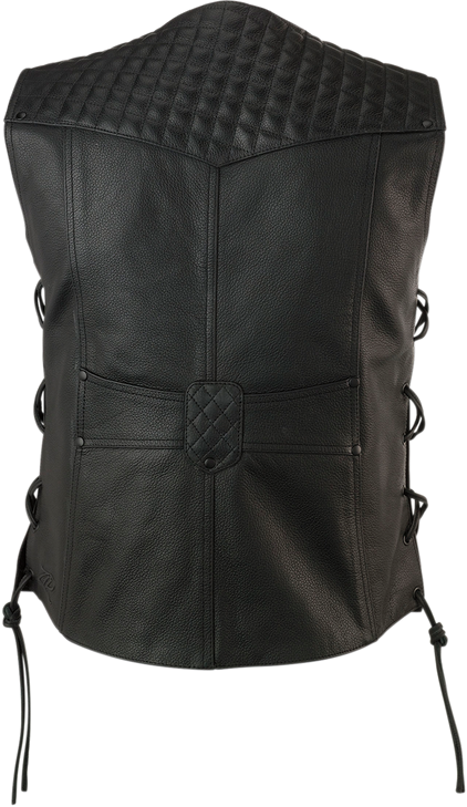 Z1R Women'S Gaucha Vest - Black - 2Xl