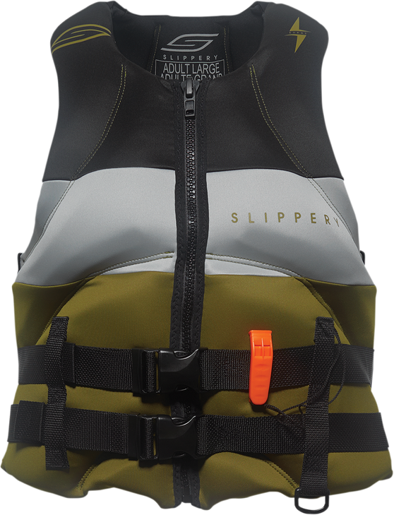 Slippery Surge Neo Vest - Olive/Black - Xs