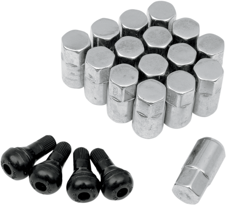 Moose Utility Lug Nut - 12 Mm X 1.50 - Chrome - Tapered - 16 Pack Sp300Mo207