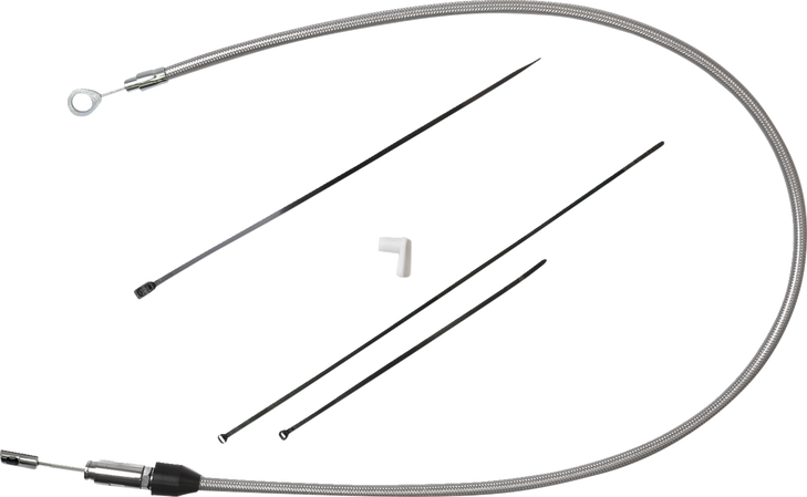 Quick Connect Clutch Cable - Upper - 33" - Stainless Steel