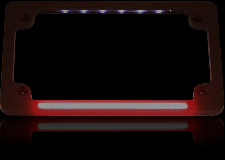 Custom Dynamics Dual License Plate Frame - Black Tf02-B