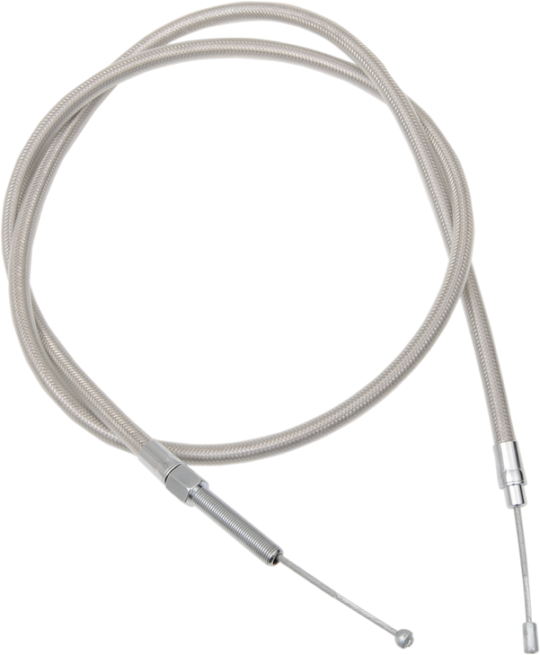 Drag Specialties High-Efficiency Braided Stainless Steel Clutch Cable - 59-5/16"
