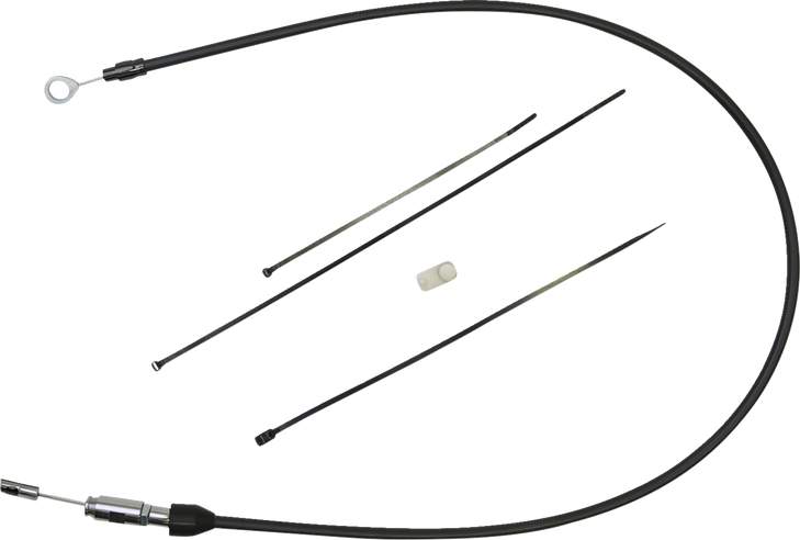 Drag Specialties Quick Connect Clutch Cable - Upper - 44" - Black/Black