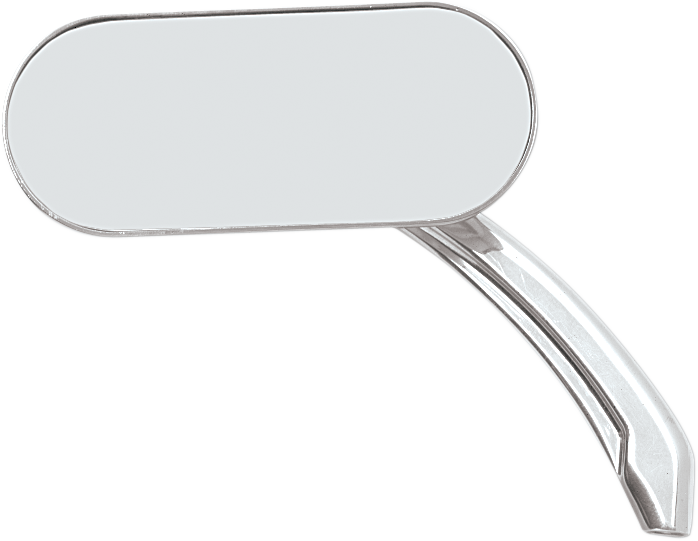 Drag Specialties Mirror - Side View - Oval - Chrome - Each