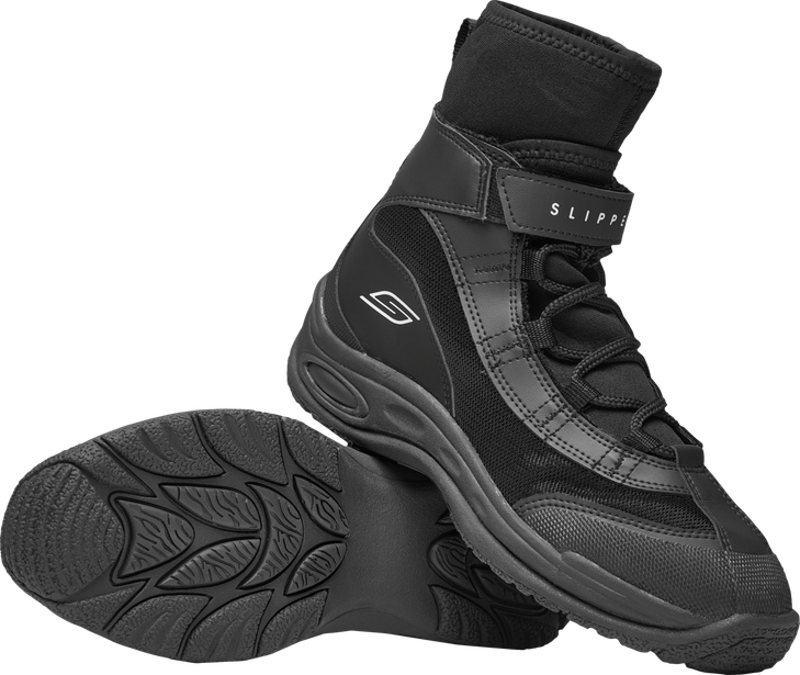 Slippery Liquid Race Boots - Black - 7