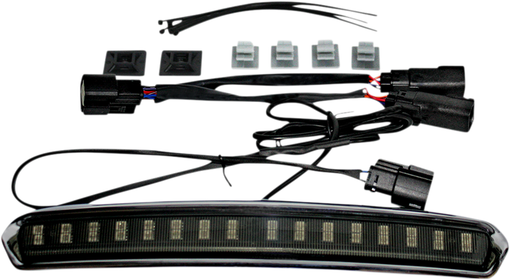 Custom Dynamics Tour Pack Lid Light - Chrome/Smoke Cd-Tp-Lid-Cs