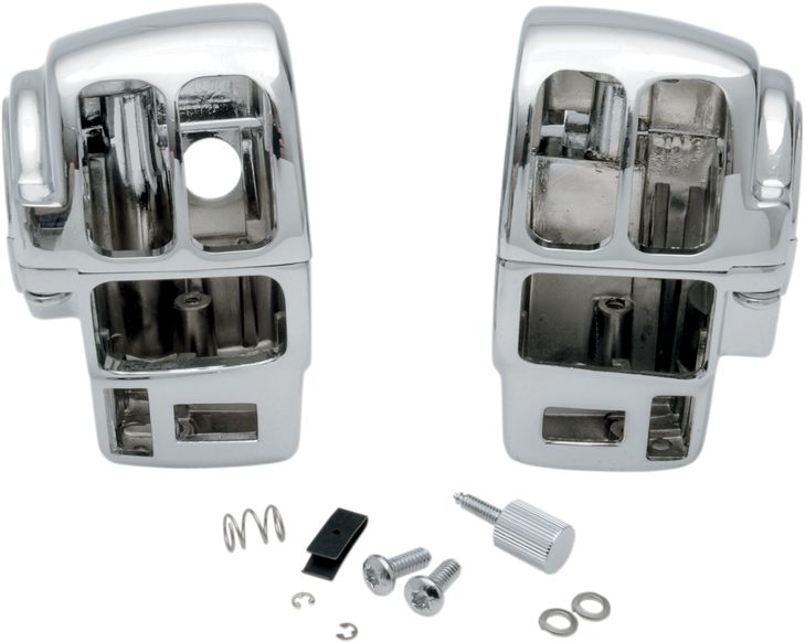 Drag Specialties Switch Housing - Radio/Cruise - Chrome