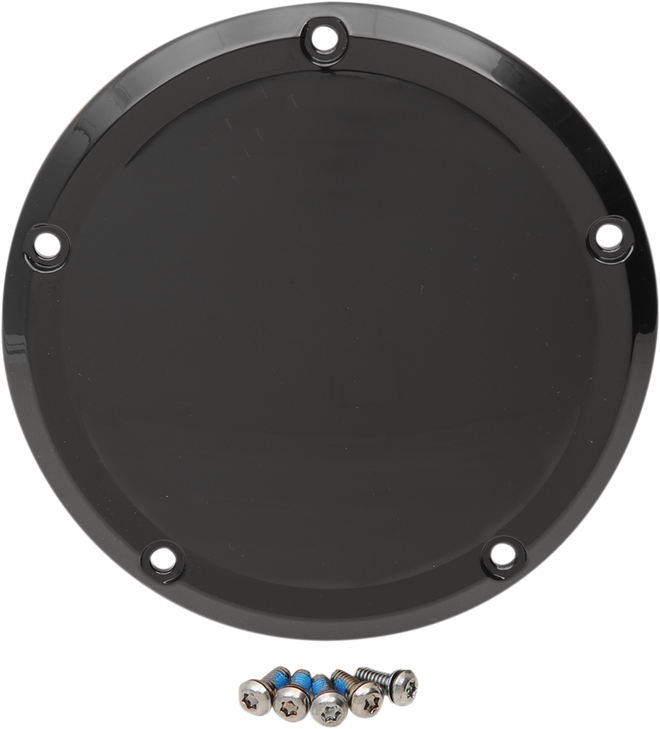 Drag Specialties Derby Cover - Gloss Black - Touring/Trike