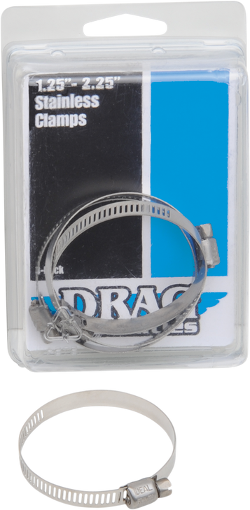 Drag Specialties Clamps - Stainless Steel - 1.25"-2.25"