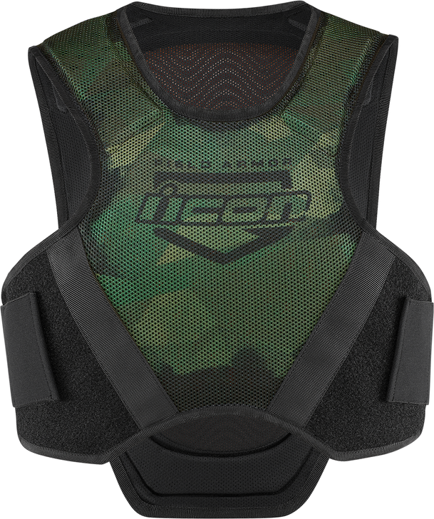 Icon Field Armor Softcore Vest - Green Camo - 3Xl/4Xl