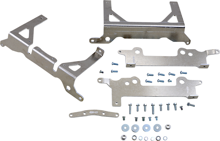 Moose Racing Radiator Braces- Silver- Beta 11-4120