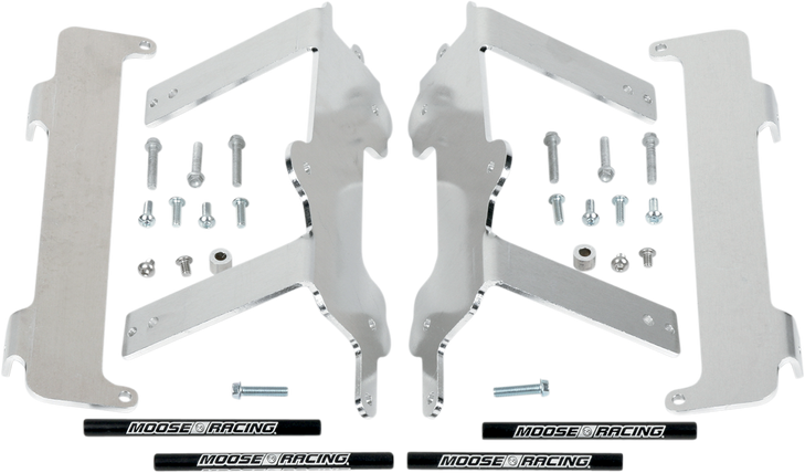 Moose Racing Radiator Braces - Silver - Yamaha 11-150
