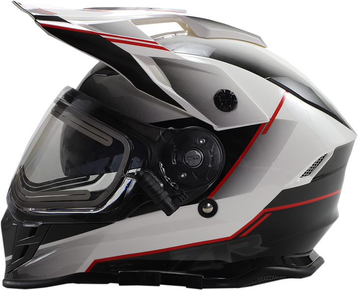 Range Snow Helmet - Bladestorm - Electric - Dual Pane - Black/Red/White - 2Xl