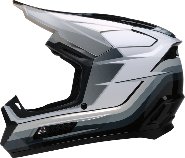 Z1R Helmet Yth Dirt Maxx Vortex Black/White/Gray Md