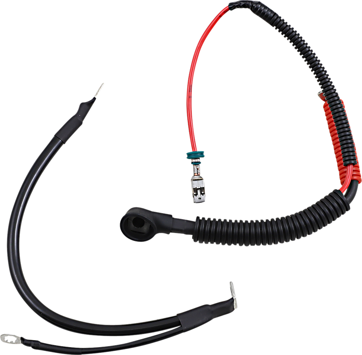 Drag Specialties Black Battery Cable Set - '09-'13 Flh/T