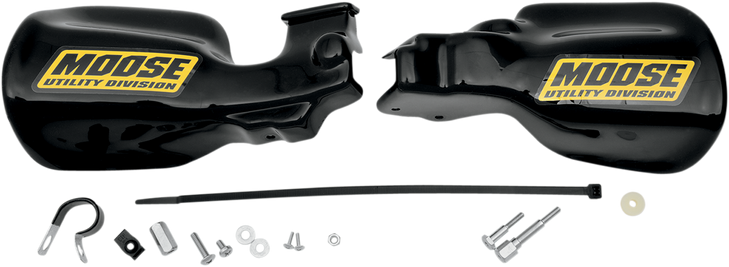 Moose Utility Contoured Handguards - Honda - Black Cmu59468-0
