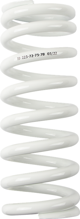 Moose Racing Shock Spring - 59 Mm Od - 72/75/78 N/Mm - White 1312-1020