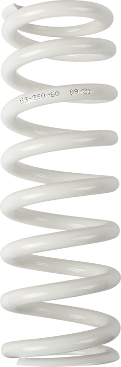 Moose Racing Shock Spring - 63 Mm Od - 60 N/Mm - White 1312-0984