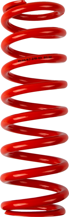 Moose Racing Shock Spring - 59/62 Mm Od - 45 N/Mm - Red 1312-0963