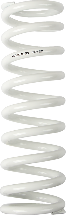 Moose Racing Shock Spring - 47 Mm Od - 35 N/Mm - White 1312-0948