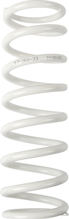 Moose Racing Shock Spring - 63 Mm Od - 33 N/Mm - White 1312-0975