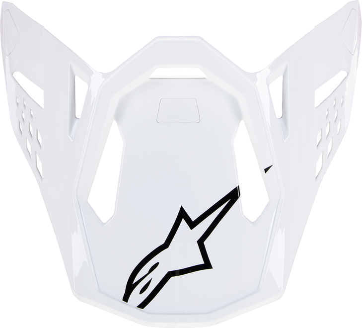 Supertech M10 Visor - Solid - Gloss White 8980123-2180-Os