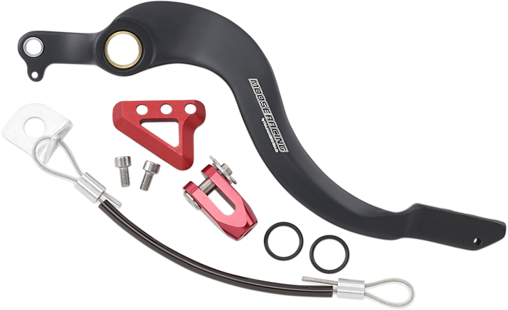 Moose Racing Brake Pedal - Red - Honda 82-0106-21-11