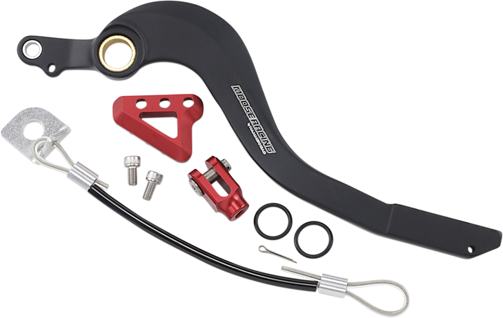 Moose Racing Brake Pedal - Red - Honda 82-0104-21-11