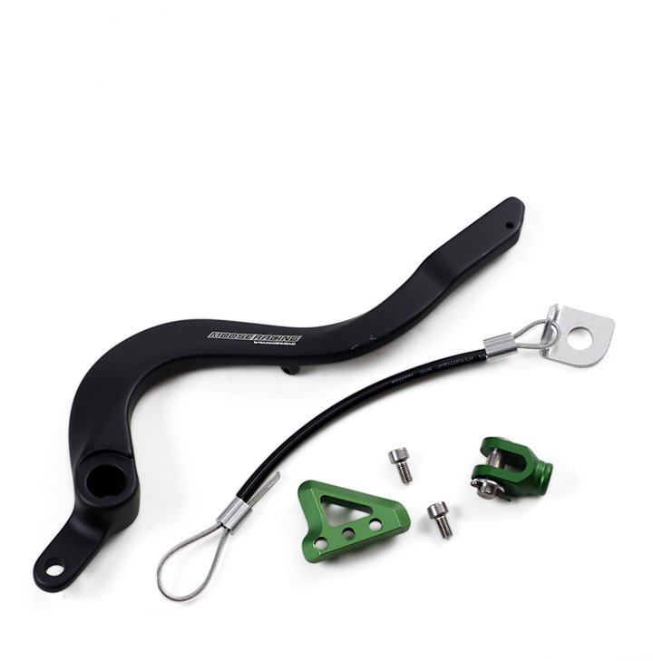 Moose Racing Brake Pedal - Green - Kawasaki 82-0341-21-33