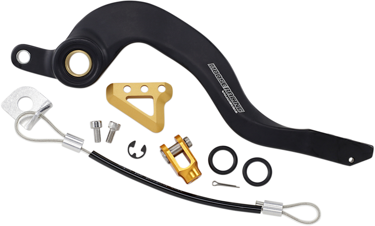 Moose Racing Brake Pedal - Gold - Suzuki 82-0452-21-55