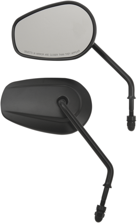 Drag Specialties Replacement Mirrors - Long Stem - Black