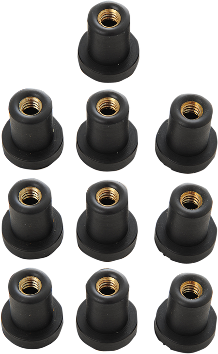Drag Specialties Nuts - Well - 1/4-20 - 10-Pack