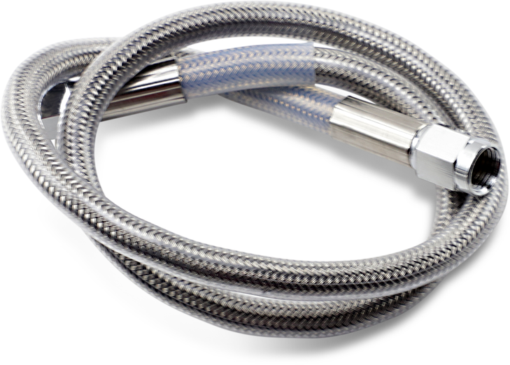 Drag Specialties Universal Brake Line - Clear - 23"