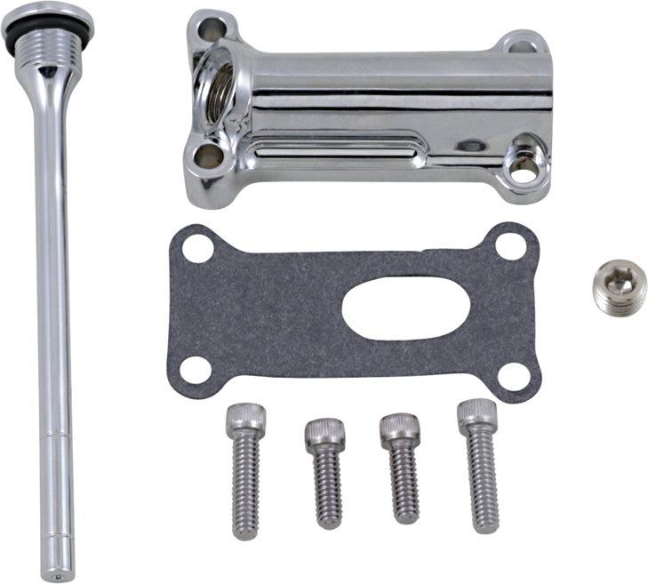 Drag Specialties Engine Oil Spout Kit - Chrome - 93'-98' Touring