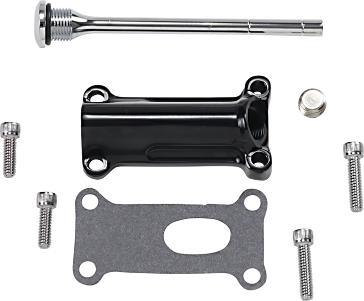 Drag Specialties Engine Oil Spout Kit - Black - 99'-01' Touring