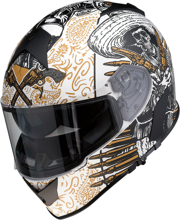 Warrant Helmet - Sombrero - White/Gold - Xl