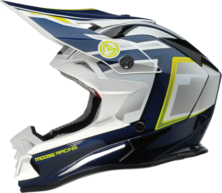 Moose Offroad Helmet Mr3 F.A.F. Navy/White/Green Lg 0110-8945