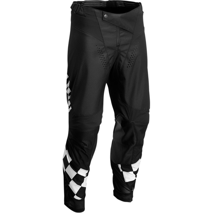 Thor Hallman Differ Cheq Pants - Black/White - Us 36