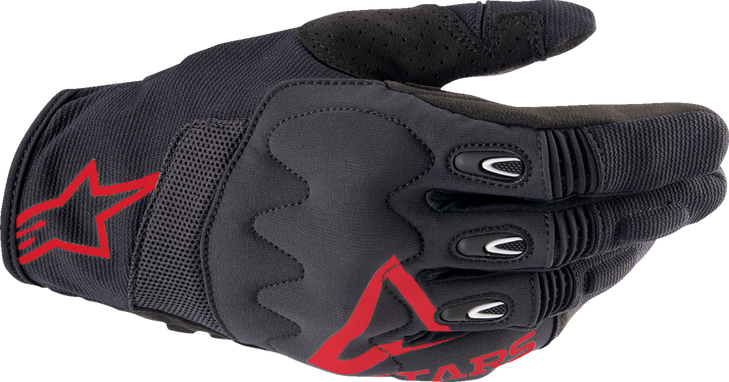 Techdura Gloves - Fire Red/Black - Large 3564524-3131-L