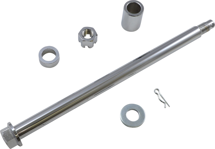 Drag Specialties Axle Kit - Rear - Chrome - '00-'01 Flt